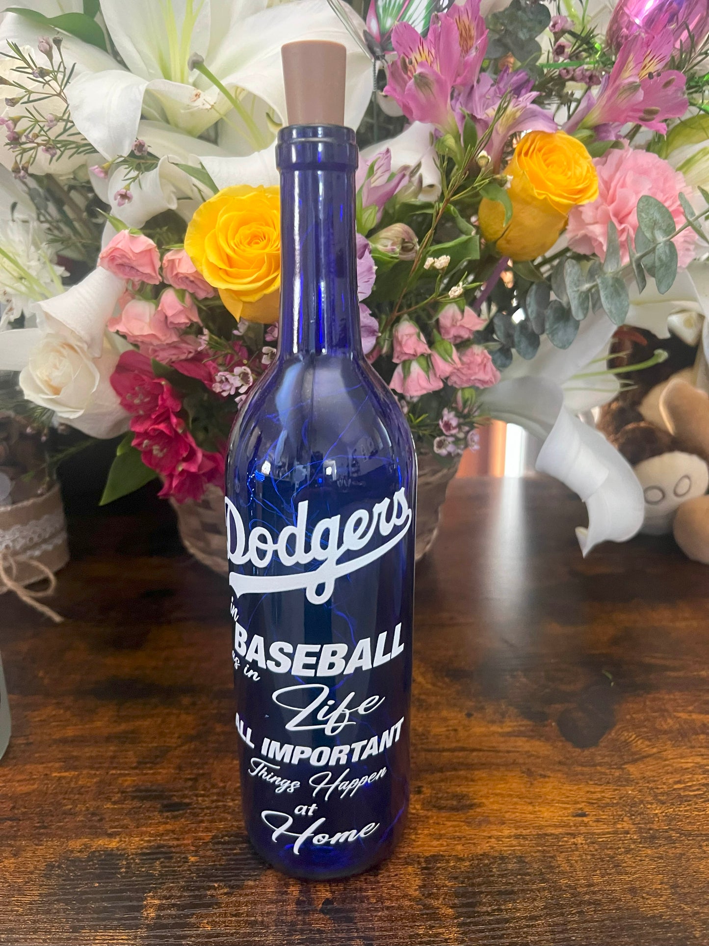 Personalized Light Up Wine Bottle